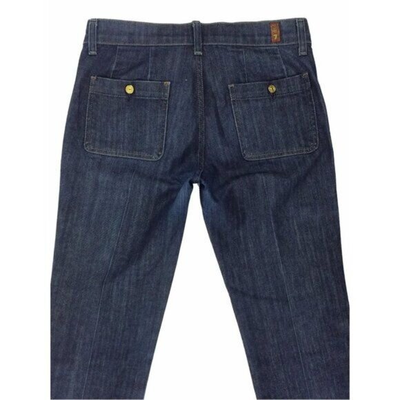 Vintage Y2K 7 For All Mankind Bootcut Low Rise Jeans 28 Streetwear Casual Denim - Picture 5 of 9